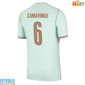 Billiga Frankrike Eduardo Camavinga #6 Bortatröja VM 2026 Kortärmad